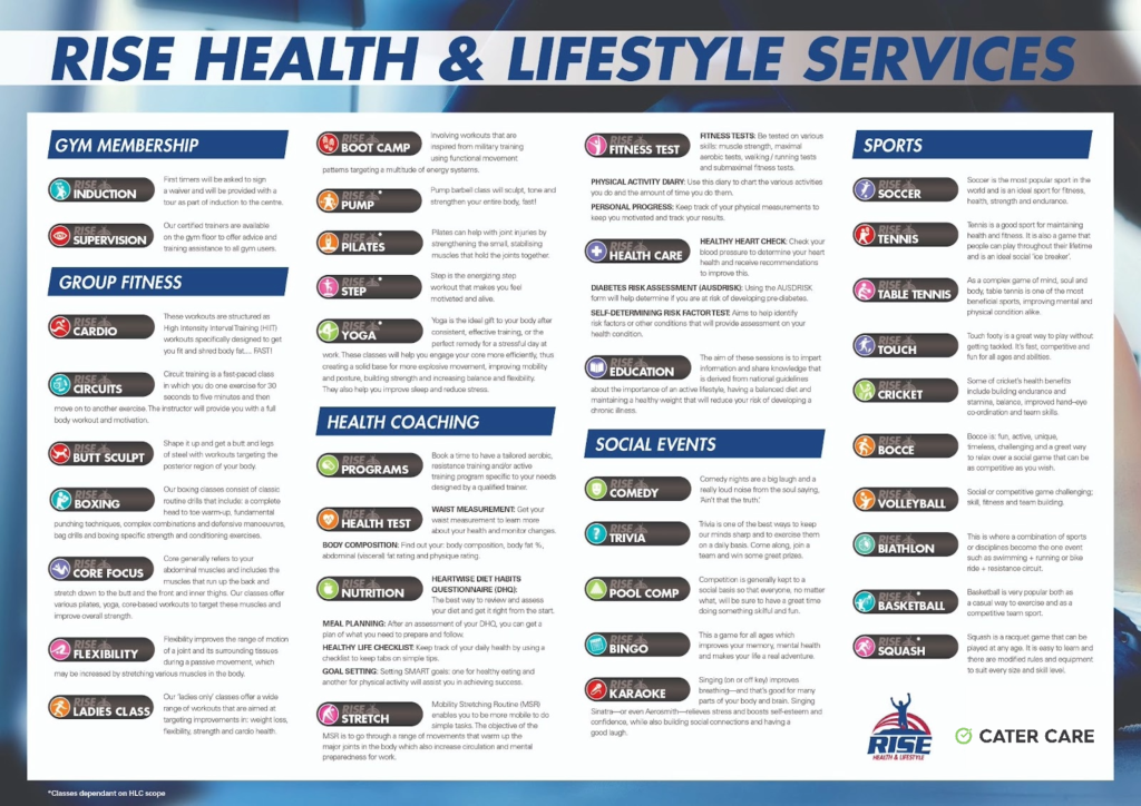 Details about Rise Health and Lifestyle services